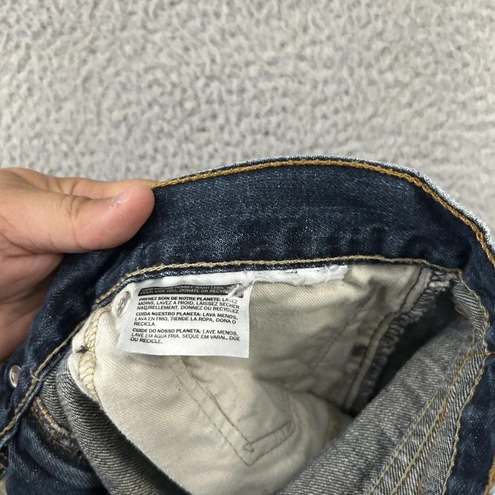 Levis Jeans Mens 33x32 (Fits 33x28) Blue Denim 527 Bootcut Medium Wash Work Wear